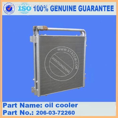 Excavator Komatsu PC220-8 radiator 20Y-03-42660ST OIL COOLER
